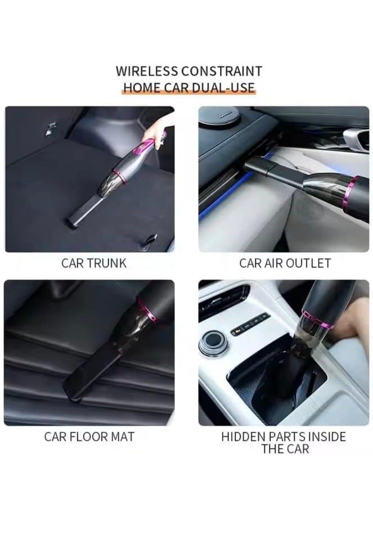 Fshesë HIYORI 100W 3-ne-1 Pa Tela me Drita LED