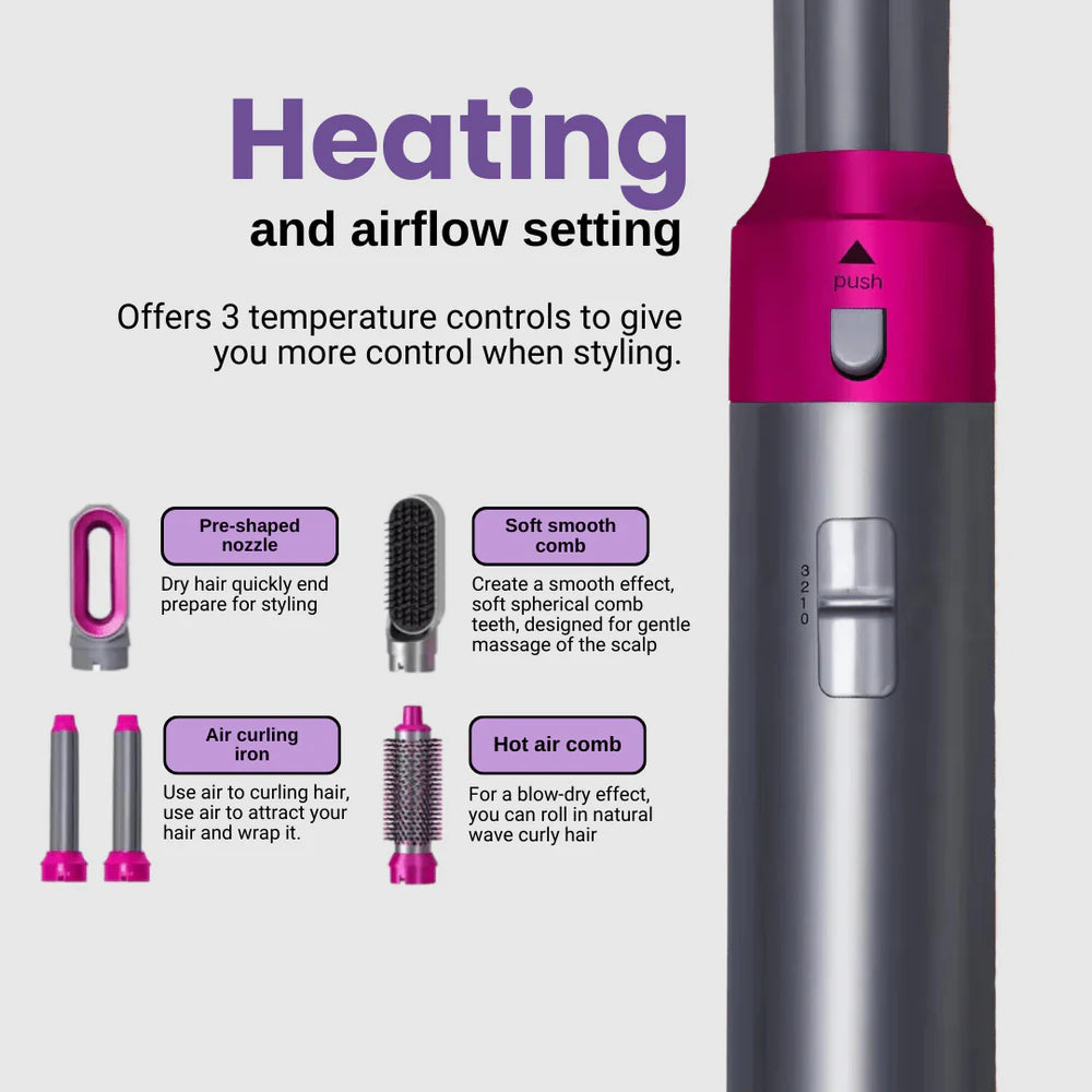 5 IN 1 HAIRSTYLER – NR. 1 DYSON ALTERNATIVE 1000W-5 IN 1 HAIRSTYLER – NR. 1 DYSON ALTERNATIVE 1000W