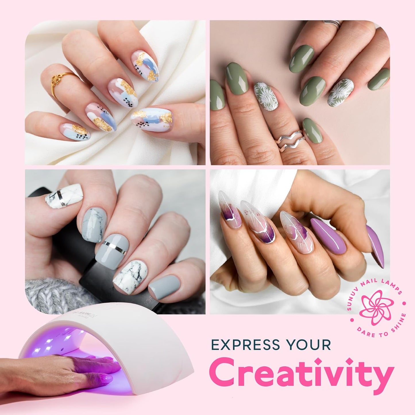 SUNUV SUN9C Lampe UV/LED për Thonjtë