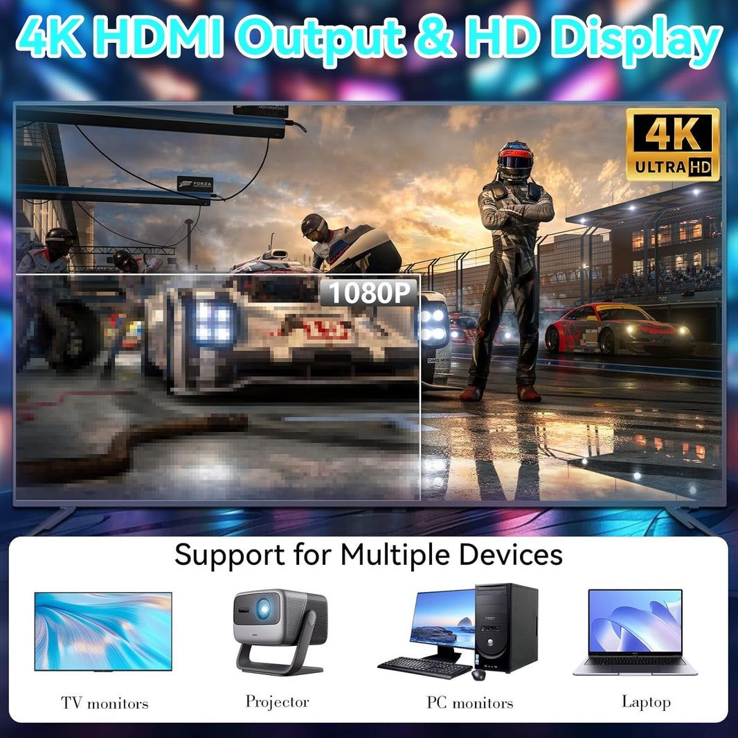 Retro Gaming Console M8 64G Wireless Game Stick,20000+ Games 4K HDMI Output Plug and Play Handheld Game Console with 2.4G Wireless Controller Gamepad-Retro Gaming Console M8 64G Wireless Game Stick,20000+ Games 4K HDMI Output Plug and Play Handheld Game Console with 2.4G Wireless Controller Gamepad