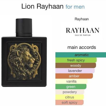 Eau de Parfum Rayhaan Lion, 100 ml