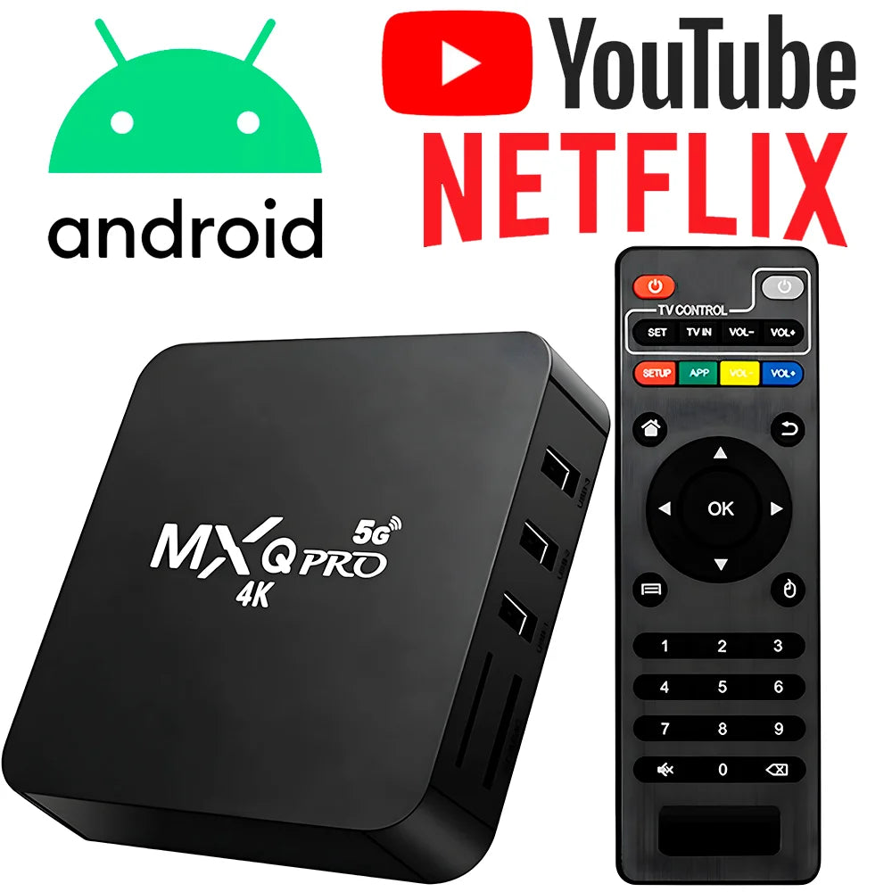 Android Tv Box, MXQ Pro 5g 4K-Android Tv Box, MXQ Pro 5g 4K
