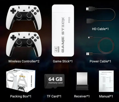 Video Game Console - 4K , 2.4G Wireless Controller,20,000+ Games