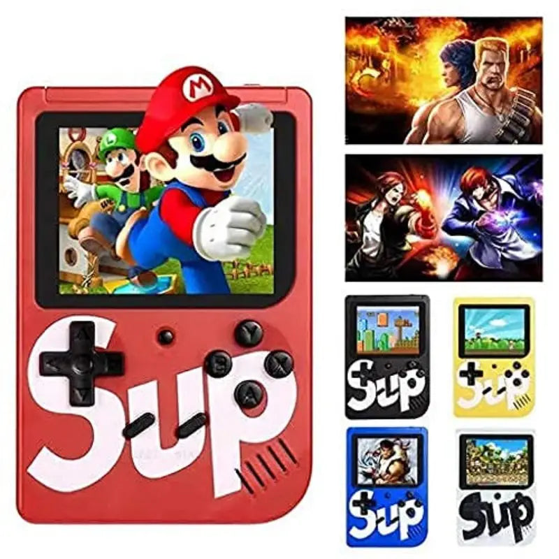 Sup Game Box – Konsolë Retro me 400 Lojëra, Ekran 3 Inch,-Sup Game Box – Konsolë Retro me 400 Lojëra, Ekran 3 Inch,