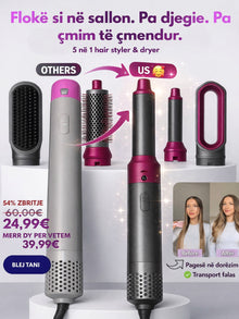 Stilues dhe tharëse flokësh 5-në-1