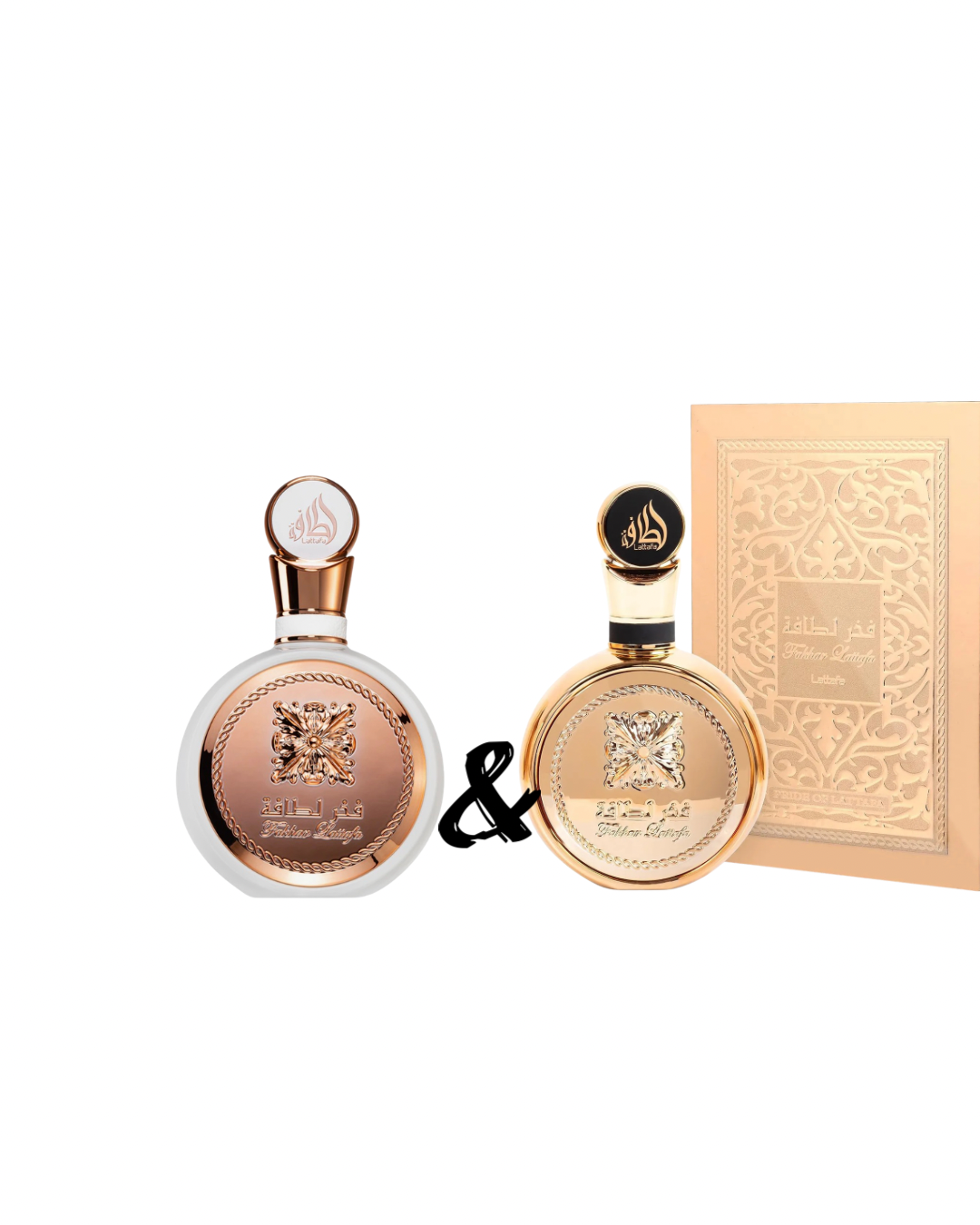 SET Lattafa Fakhar Gold & Lattafa Fakhar Rose, 100ml x2