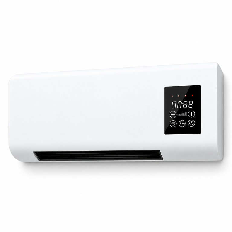 Ngrohëse muri 2-në-1 me ventilim dhe telekomandë