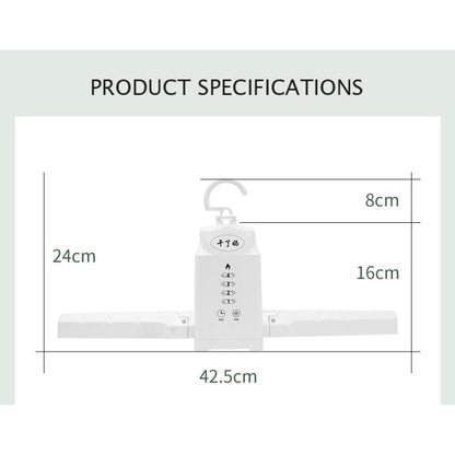 Foldable Clothes Dryer with Electric Shoe Drying Rack & Heater Hangers