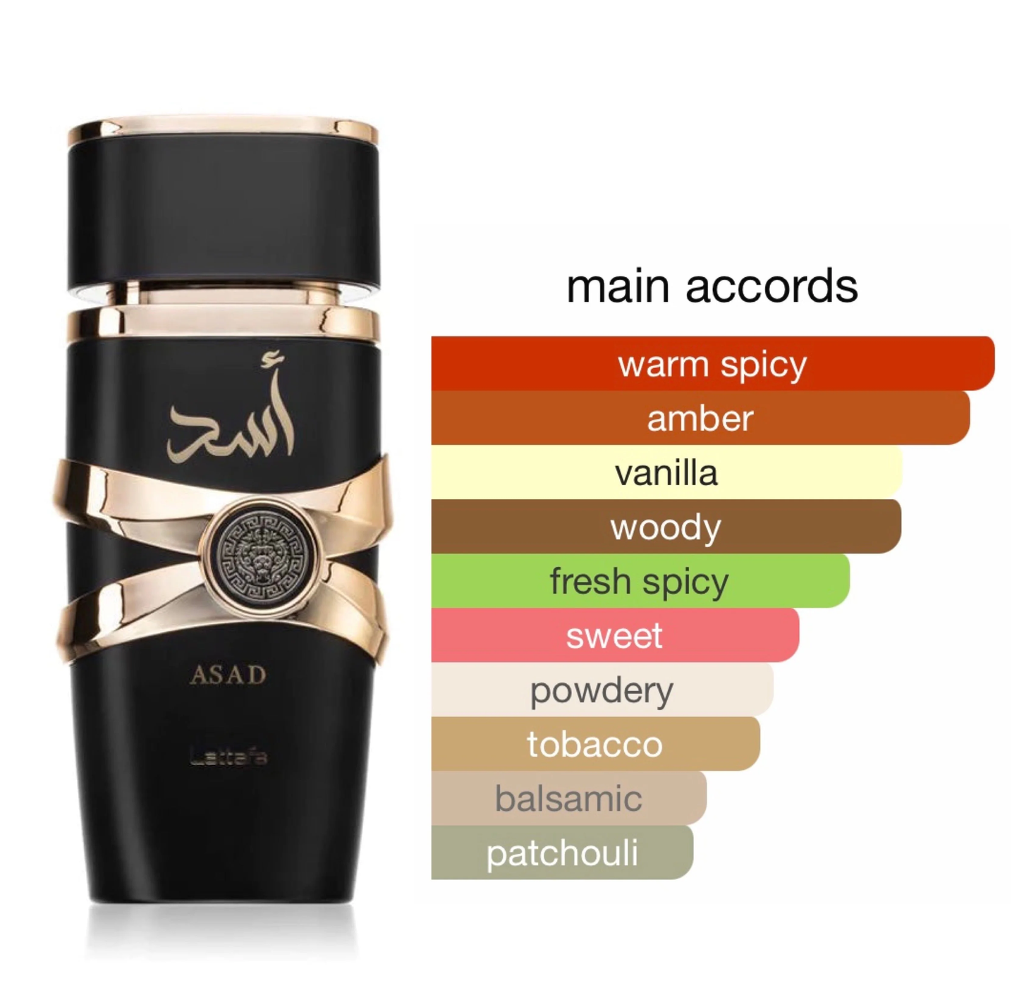 Eau de Parfum Lattafa Asad, 100 ml