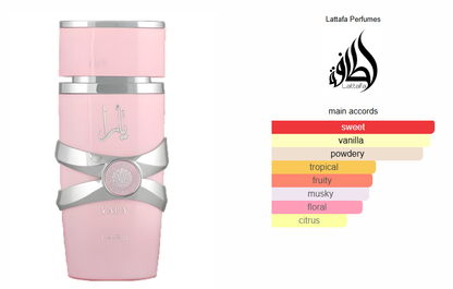 Eau De Parfum Lattafa Yara, 100 ml