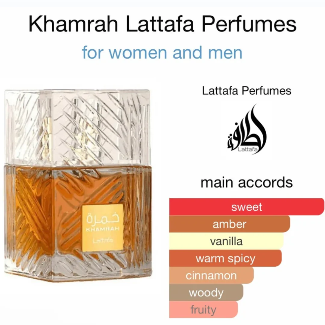 Eau de Parfum Lattafa Khamrah, 100 ml-Eau de Parfum Lattafa Khamrah, 100 ml