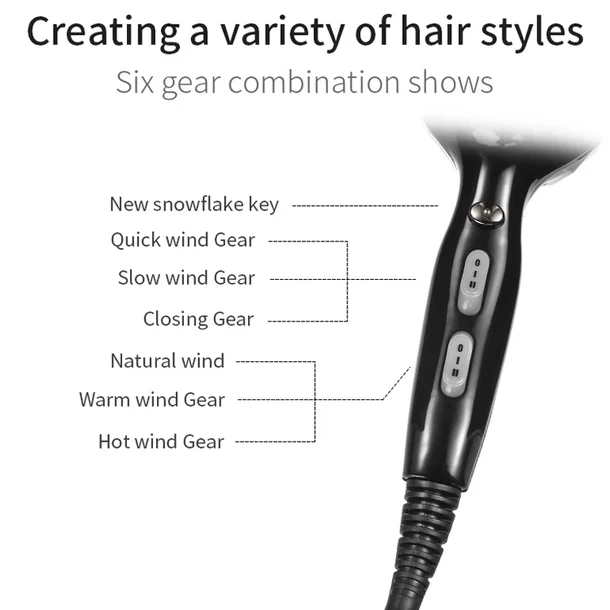 VGR V-413 2200W Hair Dryer