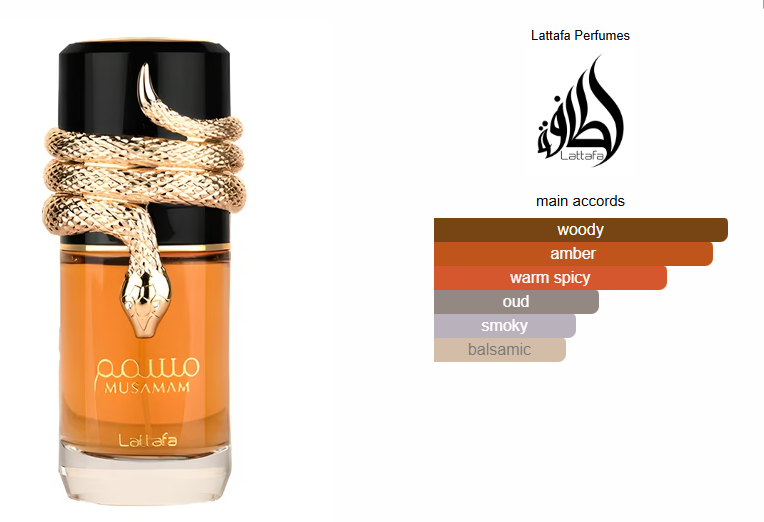 Eau de Parfum Lattafa Musamam, 100 ml