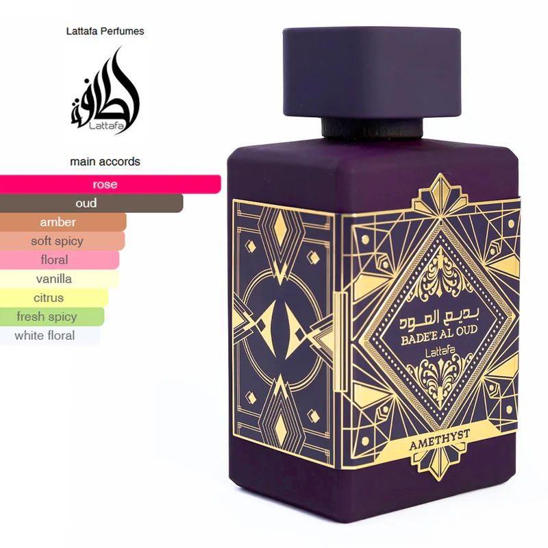 Eau de Parfum Lattafa Bade'e Al Oud Amethyst, 100 ml