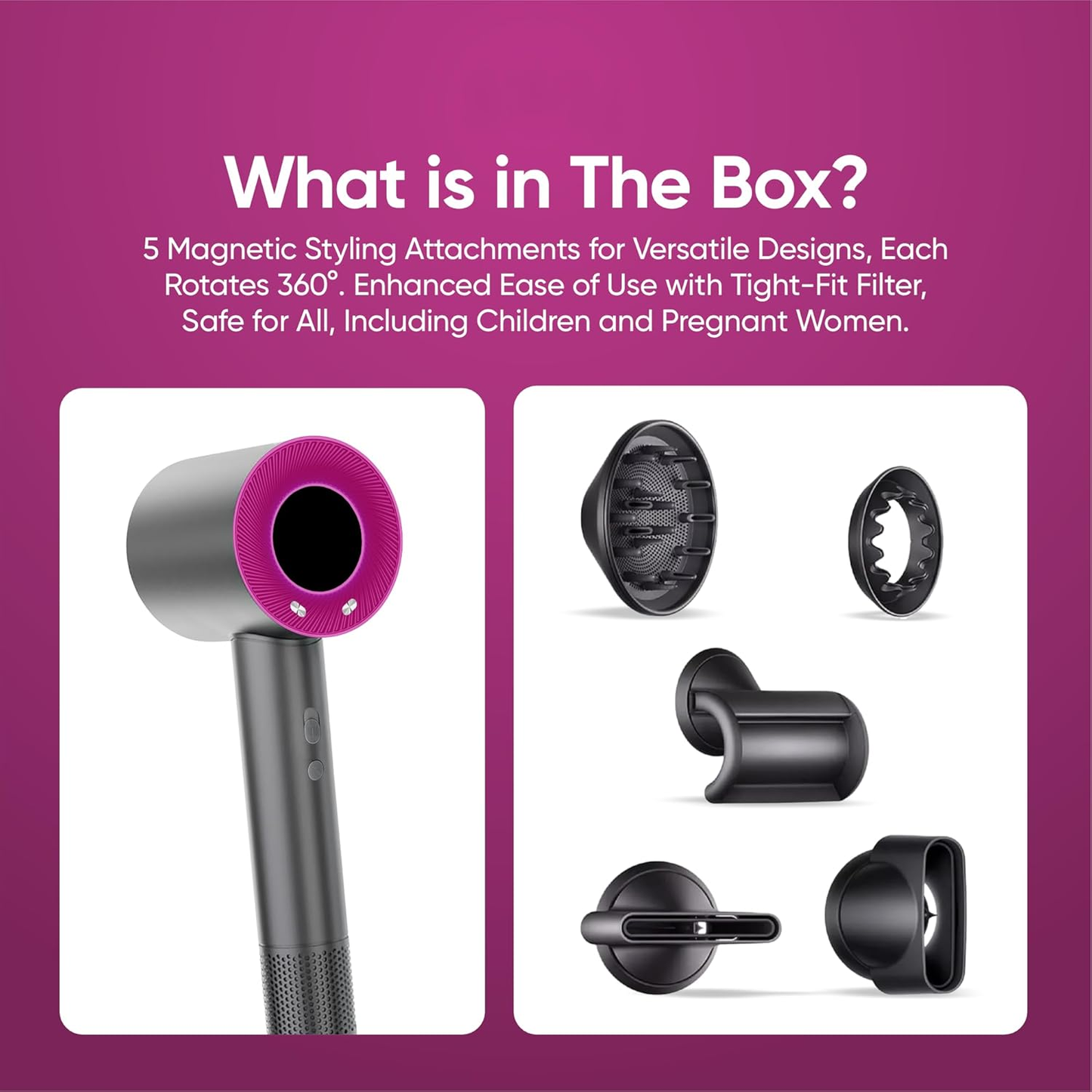 Tharëse flokësh super 5 në 1