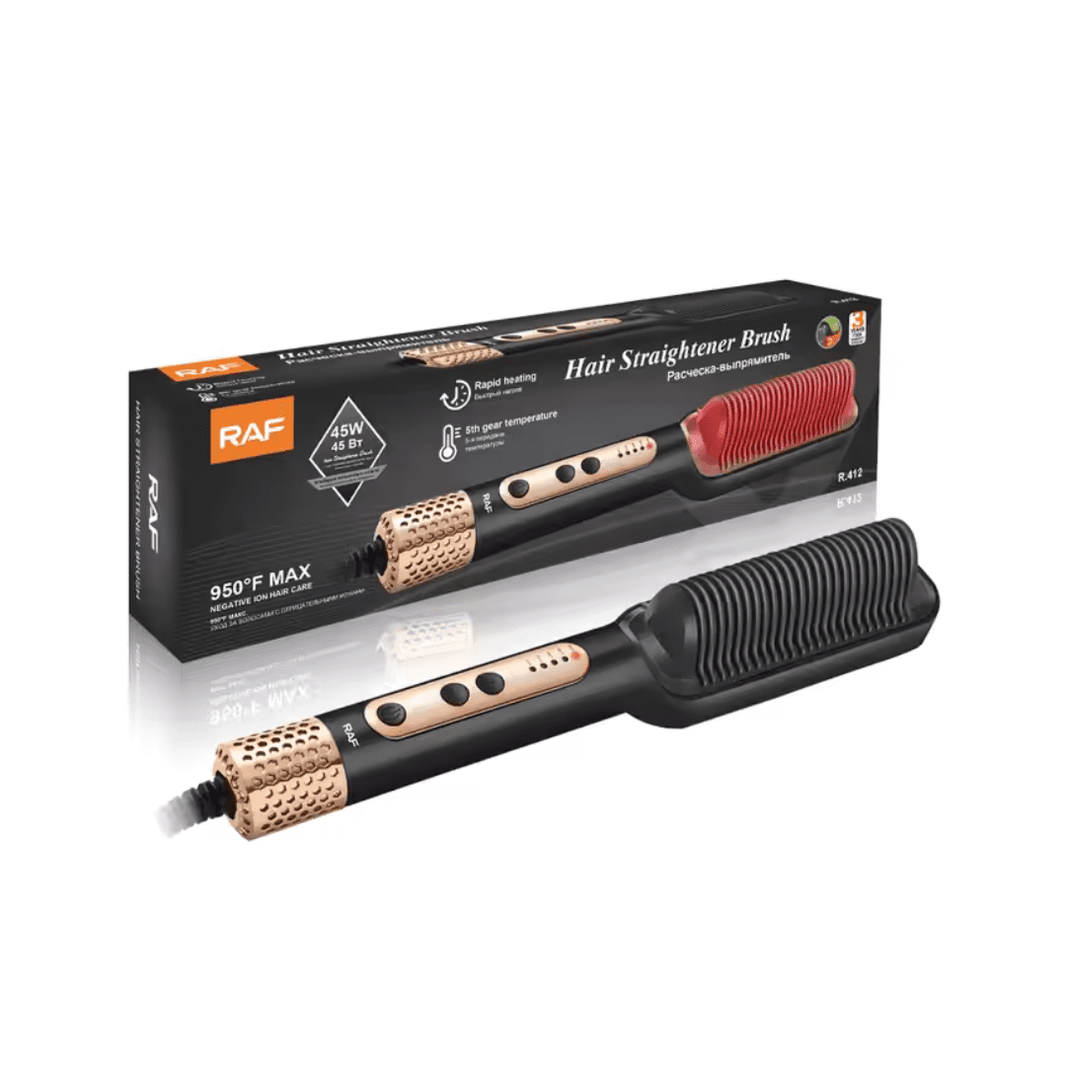 Raf Hair Straightener Brush-Raf Hair Straightener Brush