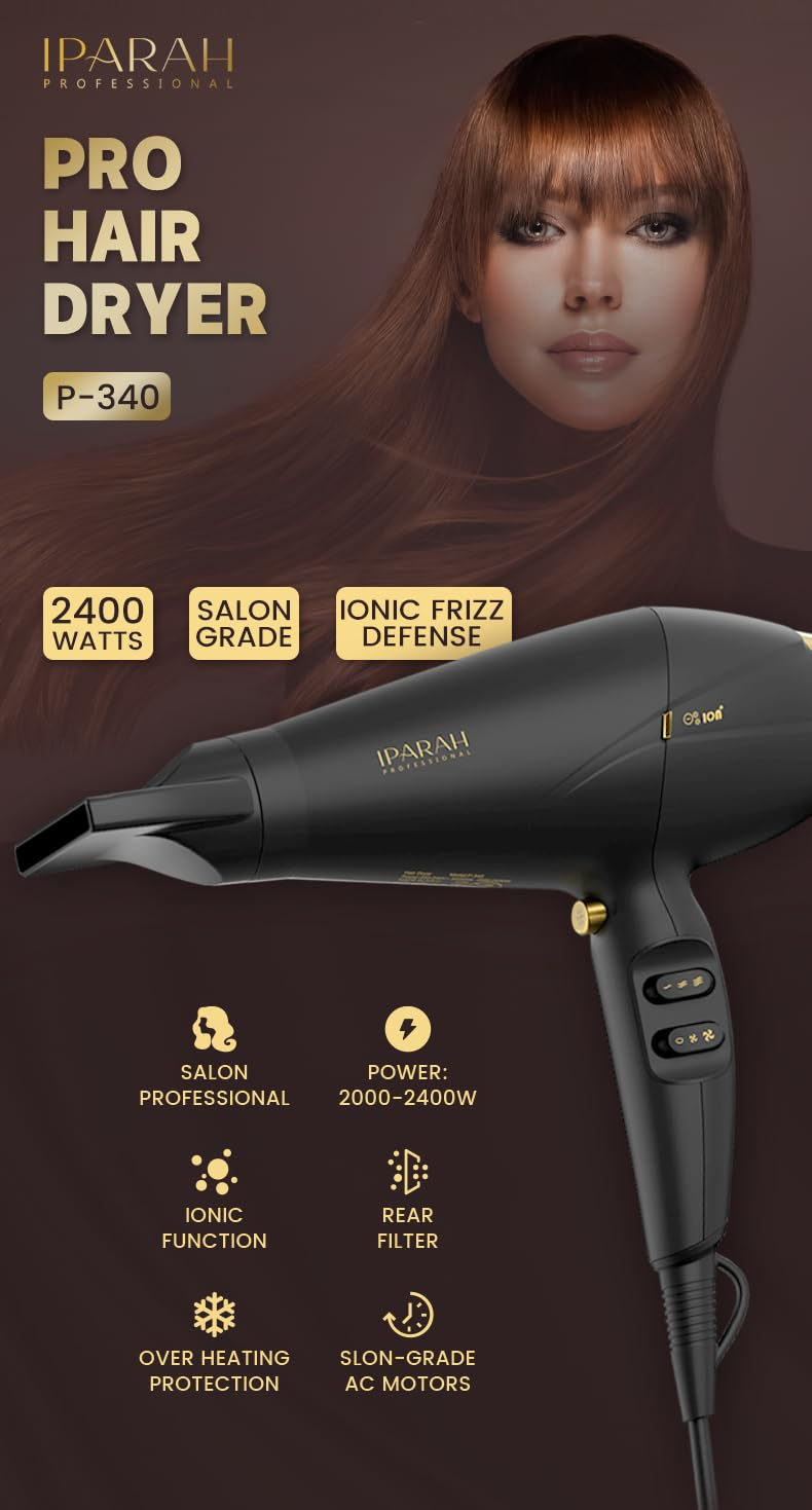 Iparah P-340 Premium Hair Dryer-Iparah P-340 Premium Hair Dryer