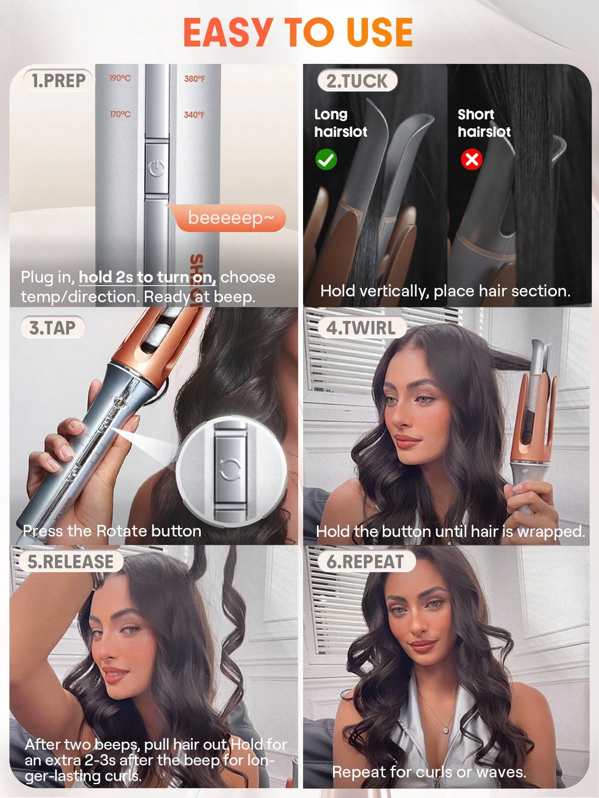 SHEGLAM Automatic  It-Curl One-Touch Instant Curler - 25mm-SHEGLAM Automatic  It-Curl One-Touch Instant Curler - 25mm