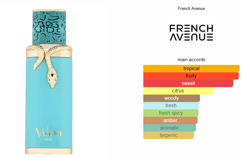 Eau de Parfum French Avenue Vulcan Feu 100ml | ⏳ Koha e pritshme e dërgesës: 6–10 ditë pun-Eau de Parfum French Avenue Vulcan Feu 100ml | ⏳ Koha e pritshme e dërgesës: 6–10 ditë pun
