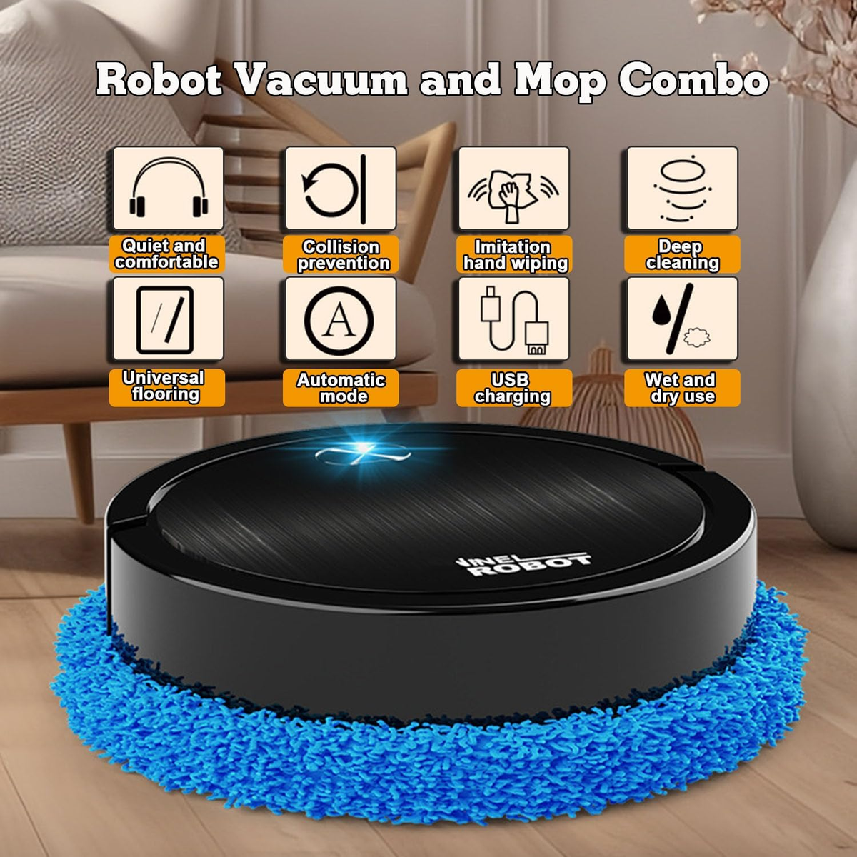 Robot Mop, Quiet Smart Mopping Robot-Robot Mop, Quiet Smart Mopping Robot