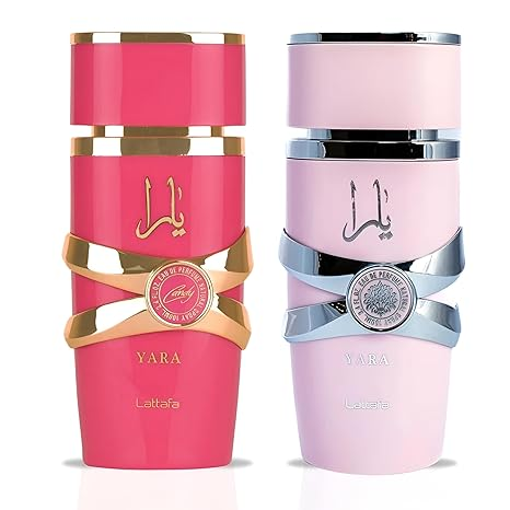 Set Eau de Parfum Lattafa Yara & Lattafa Yara candy Edition, 100ml X2