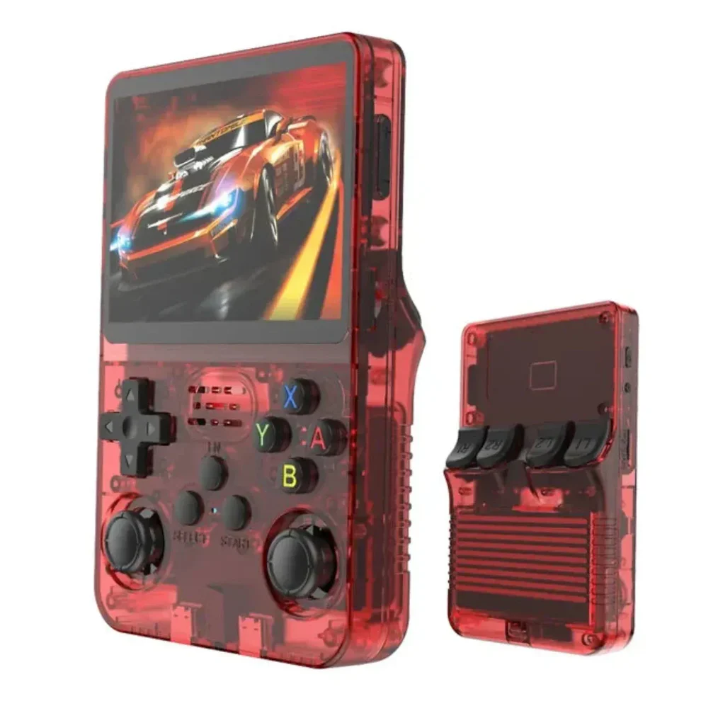 Konsolë portative R36S Retro – Mbi 20,000 lojëra, ekran IPS 3.5”