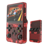 R36S Retro Handheld Console – 20,000+ Games, 3.5” IPS Display - Red