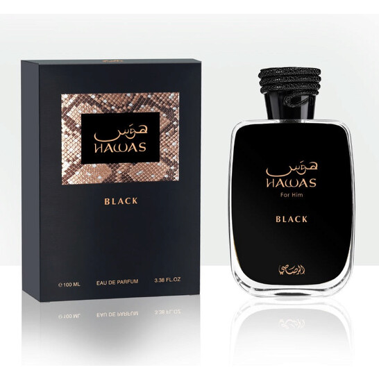 Eau De Parfum Rasasi Hawas Black, 100 ml