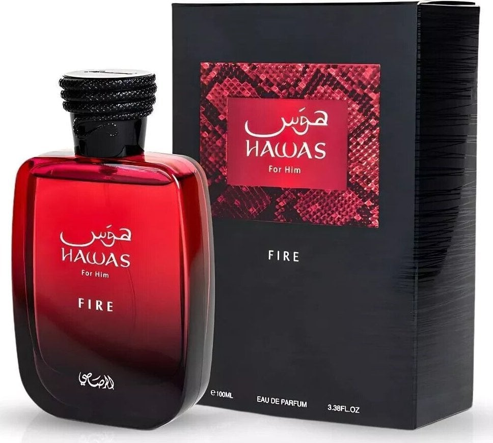 Parfum Rasasi Hawas Fire EDP, 100ml,