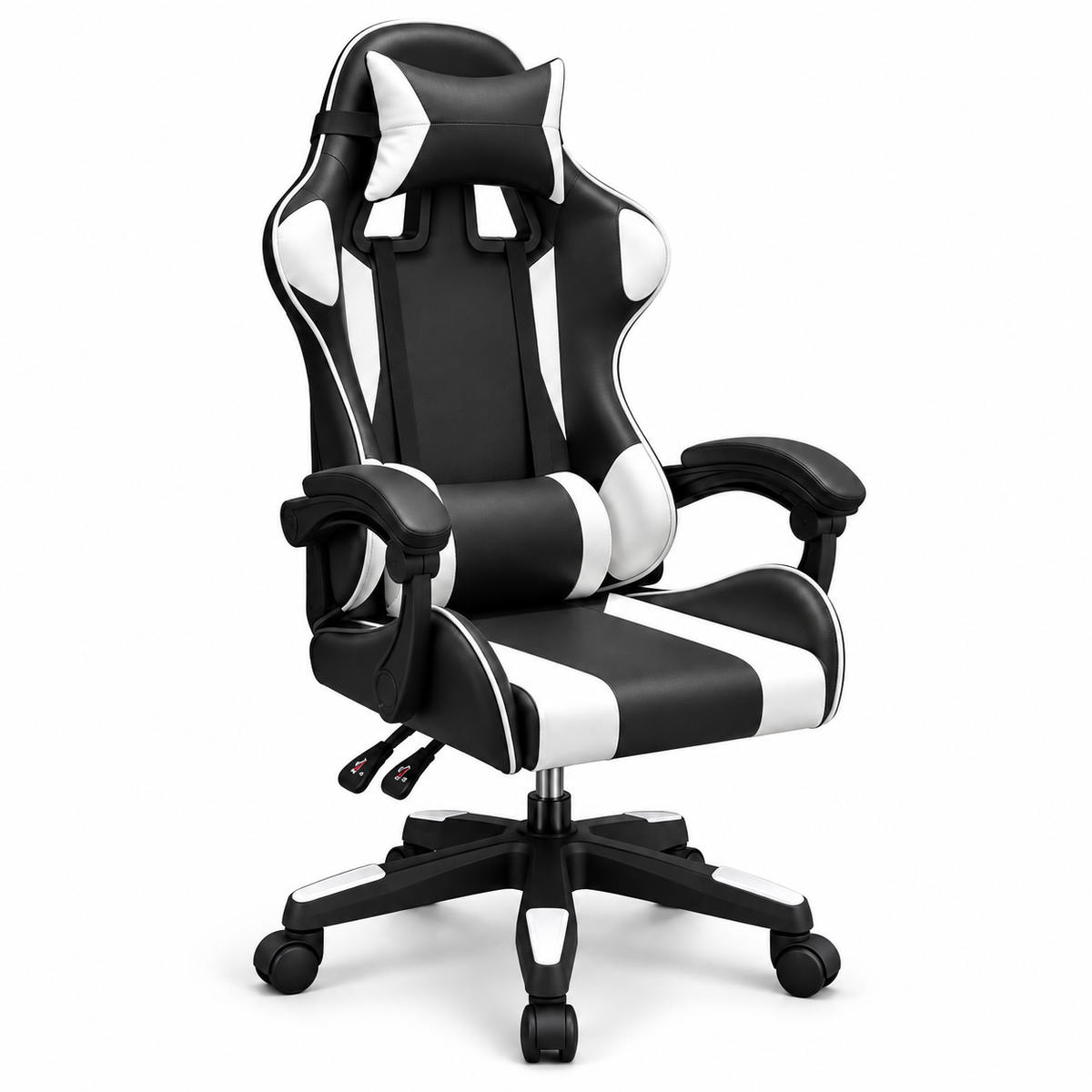 Karrige gaming bardhë e zi 38-5AA-Karrige gaming bardhë e zi 38-5AA